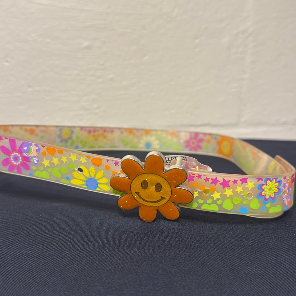 Cartoon Network Powerpuff Girls Belt Floral Flower Vintage 34 inches